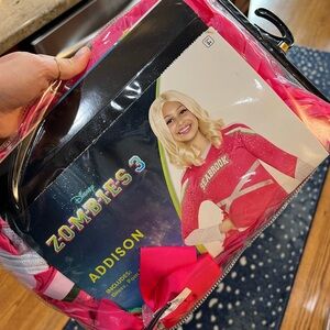 Disney Zombies 3 Cheerleader Costume in Pink and White